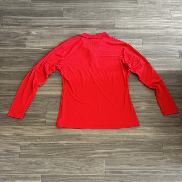 MEN POLO SHIRTS】: Henley Button up Design | Long Sleeve - Picture 2 of 3